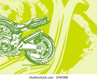 Motorcycle Grunge Background Series.