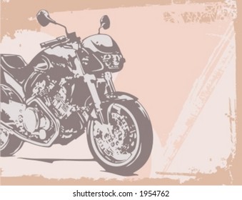 Motorrad Grunge Hintergrund Serie.