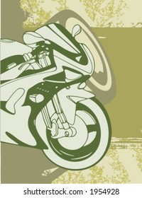 Motorcycle Grunge Background Series.