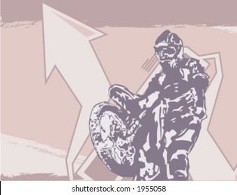 Motorcycle Grunge Background Series.