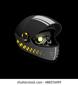 motorcycle helmet with headlights