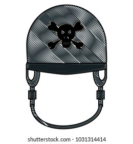 Motorcycle helmet icon