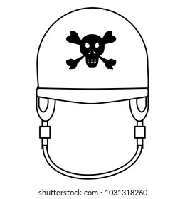 Motorcycle helmet icon