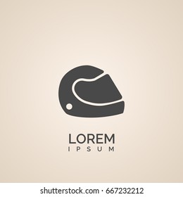 Motorcycle helmet icon