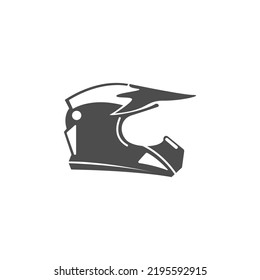Motorcycle helmet icon design illustration template