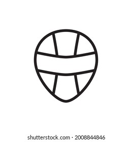 Motorcycle Helmet Icon Design Vector Graphic Illustration Template In Trendy Flat Style Sign And Symbol. Suitable for website design, logo, app, and ui. EPS 10.