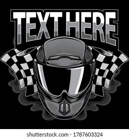 motorcycle helmet icon logo, vector EPS 10