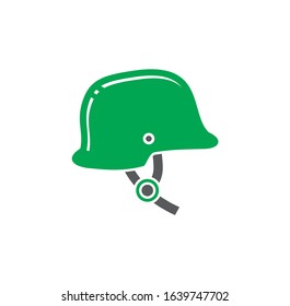 Motorcycle helmet icon on background for graphic and web design. Creative illustration concept symbol for web or mobile app.