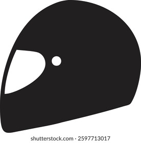 Motorcycle Helmet Icon Vector Design