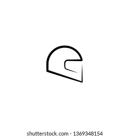 motorcycle helmet icon vector illustration