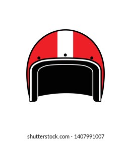 motorcycle helmet icon vector illustration - vector