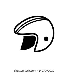 motorcycle helmet icon vector illustration - vector