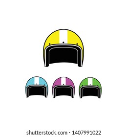 motorcycle helmet icon vector illustration - vector