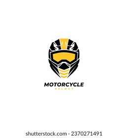 Motorcycle helmet icon vector template