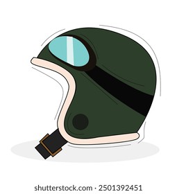 Motorcycle helmet for men vector. Safety Helmet vector