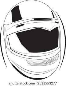 motorcycle helmet vector clip art, motorbike helmet isolated black