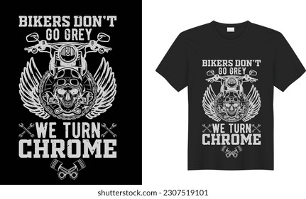 Motorcycle Helmet with Vector graphic for t shirt. Vintage custom motorcycle emblems, badges, prints, templates. Hand drawn classic chopper bike in engraving style. Layered, isolated black background