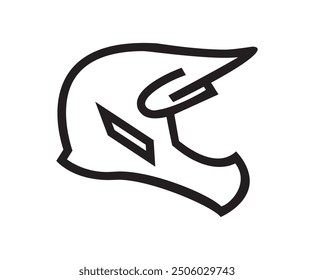 Motorcycle helmet vector icon set. Racing team helmet vector illustration