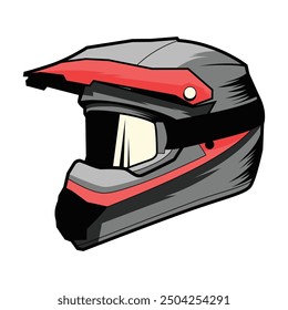 motorcycle helmet vintage illustration emblem