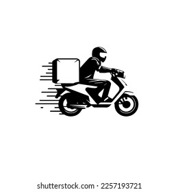 motorcycle icon for delivery business