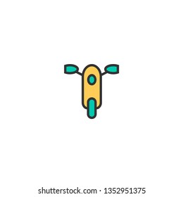 Motorcycle icon design