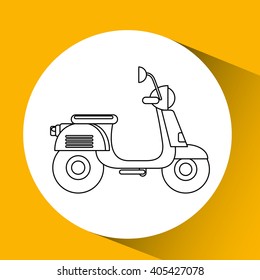 motorcycle icon design 