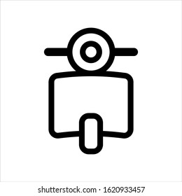 Motorcycle  icon. Design template vector