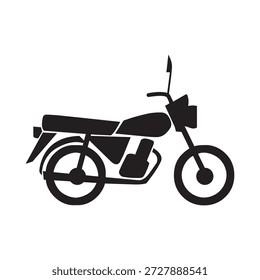 Ilustración vectorial de Plantilla de diseño de icono de motocicleta.
