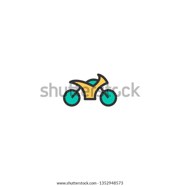 Motorcycle icon design. Transportation icon\
vector illustration