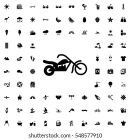 motorcycle icon illustration isolated vector sign symbol