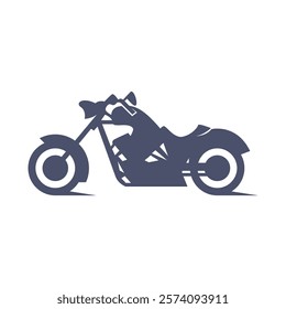 Motorcycle icon logo design template