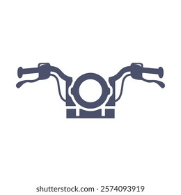 Motorcycle icon logo design template