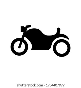 motorcycle  icon or logo isolated sign symbol vector illustration - high quality black style vector icons
