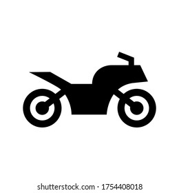 motorcycle  icon or logo isolated sign symbol vector illustration - high quality black style vector icons
