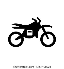 Motorradsymbol oder Logo einzeln auf Zeichen, Vektorgrafik - hochwertige Vektorsymbole in schwarzem Stil
