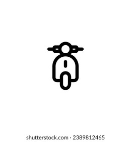 Motorcycle icon, outline icon for web, ui, and mobile apps