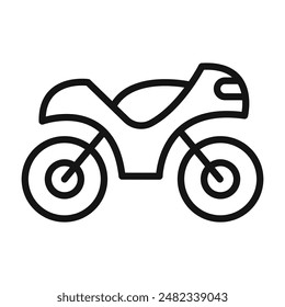 Motorcycle Icon Set Biker Illustrations for Travel and Adventure Projects