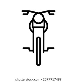 Motorcycle icon set. Vector illustration.