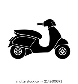 conjunto de iconos de la motocicleta, símbolo de señal del conjunto de vectores de la motocicleta de los transportes