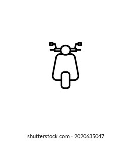 motorcycle icon, motorcycle sign vector for web site Computer and mobile app