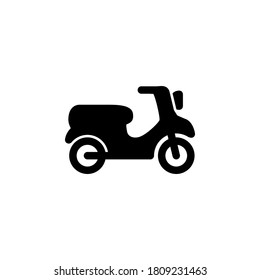 motorcycle icon symbol vector isolated on white background
