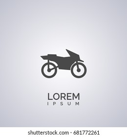 motorcycle icon. transport sign