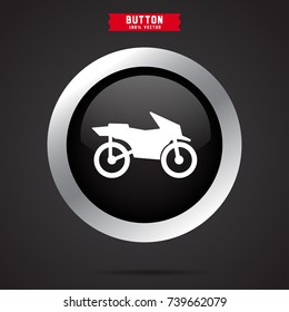 motorcycle icon. transport sign