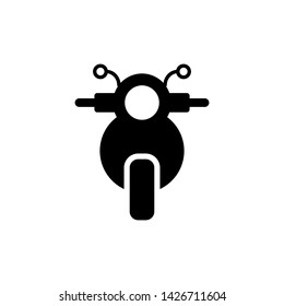 Motorcycle Icon Trendy Design Template