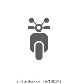 Motorcycle icon in trendy flat style isolated on white background. Symbol for your web site design, logo, app, UI. Vector illustration, EPS