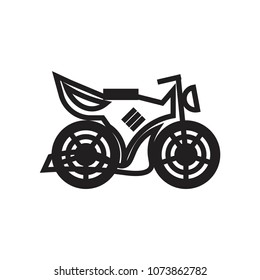 motorcycle icon vector