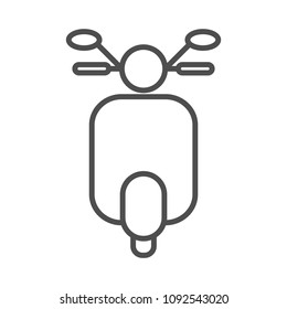 motorcycle icon vector