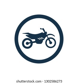 Motorcycle Icon Vector