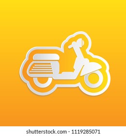 Motorcycle icon vector design