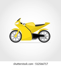 Motorcycle icon vector design.